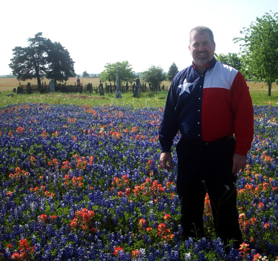 Bob Brinkman at Fayette Ross Prarie
