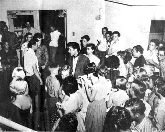 Elvis Presley, Buddy Holly, and Bob Montgomery